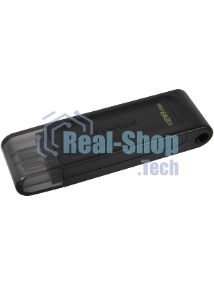 Флешка USB Kingston DataTraveler DT70 (DT70/128Gb), 128Gb, USB Type-C 3.2, R/W 70/45, черный