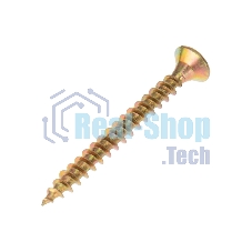 Саморез универсальный Kranz 3.5х35, желтый цинк, пакет (25шт.)