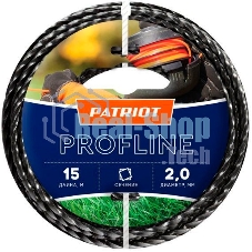 Леска для садовых триммеров Patriot Profline d=2.0мм L=15м (805402201)