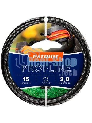 Леска для садовых триммеров Patriot Profline d=2.0мм L=15м (805402201)
