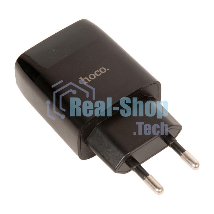 Сетевое зарядное устройство QC 3.0/ HOCO HC-32507 C72Q/ 1 USB/ Выход: 5V_9V_12V, 18W, черный