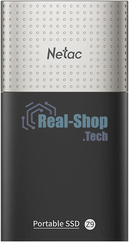 Внешний SSD Netac Z9, 1TB, USB 3.2 Gen 2 Type-C, R/W 550/480, черный