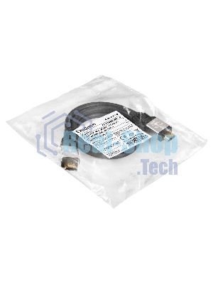 Кабель HDMI ExeGate EX-CC-HDMI8K-1.0 (19M/19M, v2.1, 1м, 8K UHD, Ethernet, позолоченные контакты)