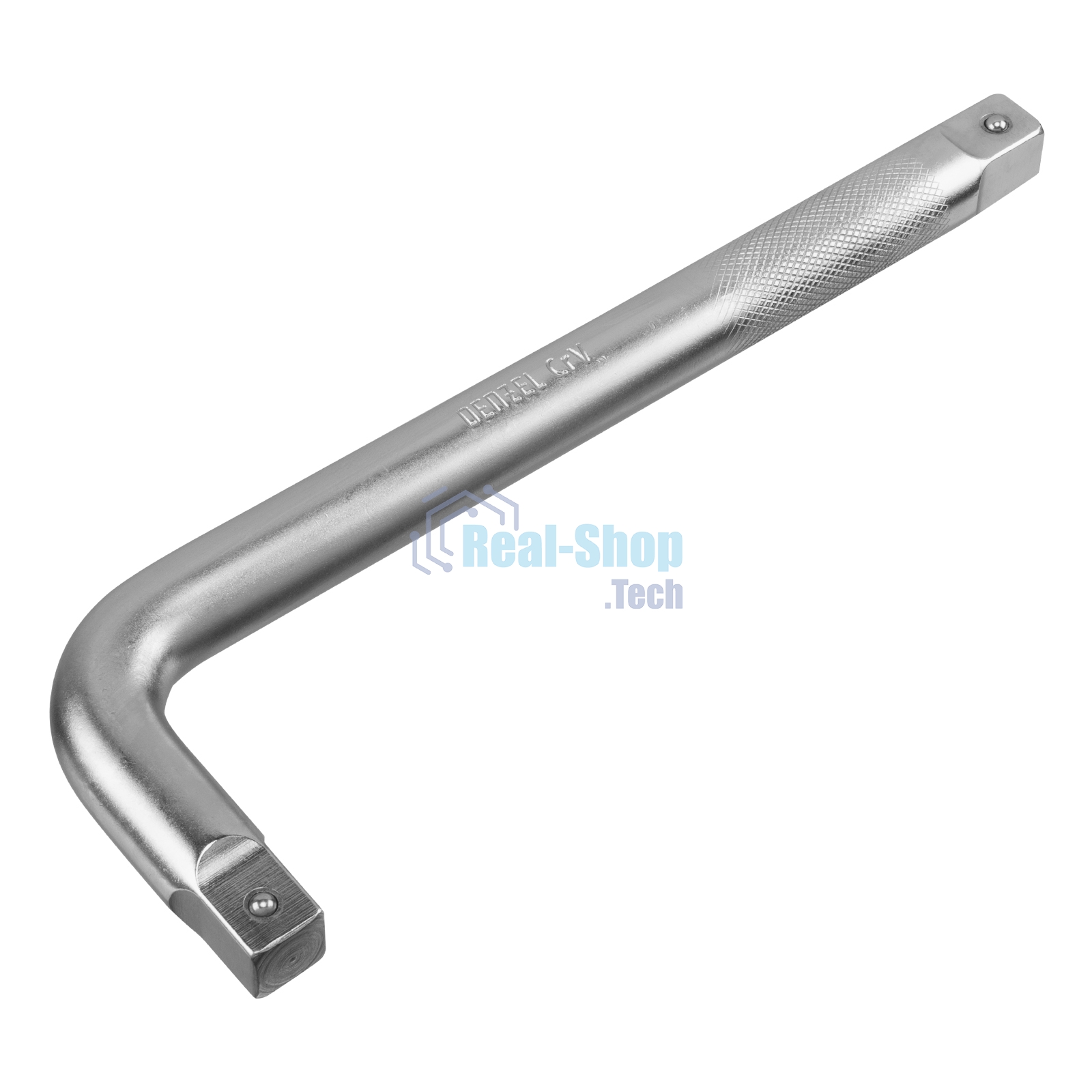 Вороток Г-образный Denzel 300x100 мм, квадрат 3/4