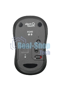 Мышь беспроводная Logitech M240 SILENT белый, 4000 dpi, Bluetooth, кнопки - 3