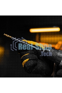 Сверло спиральное по металлу Denzel 6 х 139 мм, Р6М5, Golden Tip, удлиненное