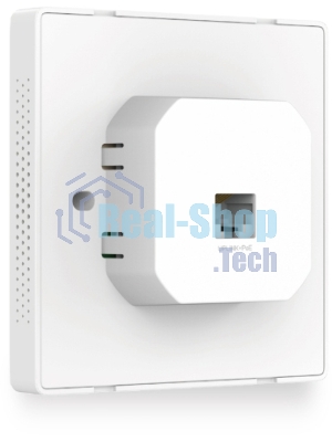 Точка доступа TP-Link Omada AC1200 wireless MU-MIMO Gigabit wall-plate Access Point, 1 Gigabit downlink port, 1 gigabit uplink port, 802.3af/at PoE in, wall plate mounting, support standalone mode and controlled by Omada SDN controller (Software/hardware/Cloud)