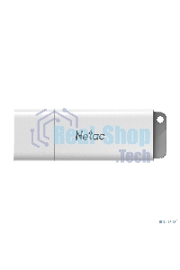 Флешка USB Netac U185 (NT03U185N-004G-20WH), 4Gb, USB 2.0, R/W 25/10, белый/серый