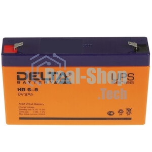 Батарея для ИБП Delta HR 6-9 (634W) (6V, 9Ah)