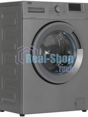 Стиральная машина Beko WSRE6512ZSS серебристый, загрузка фронтальная 6 кг, 1000 об/мин., класс: А