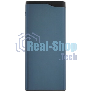 Портативный аккумулятор OLMIO QL-20, 20000mAh, 22.5W, QuickCharge3.0/PowerDelivery, LCD, голубой