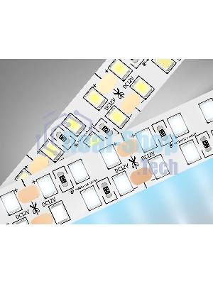 Светодиодная лента Ambrella light GS1703 2835 240Led/ 24W m/ 12V IP20 6500K/ 5000*10*1.2mm (2 конт.)