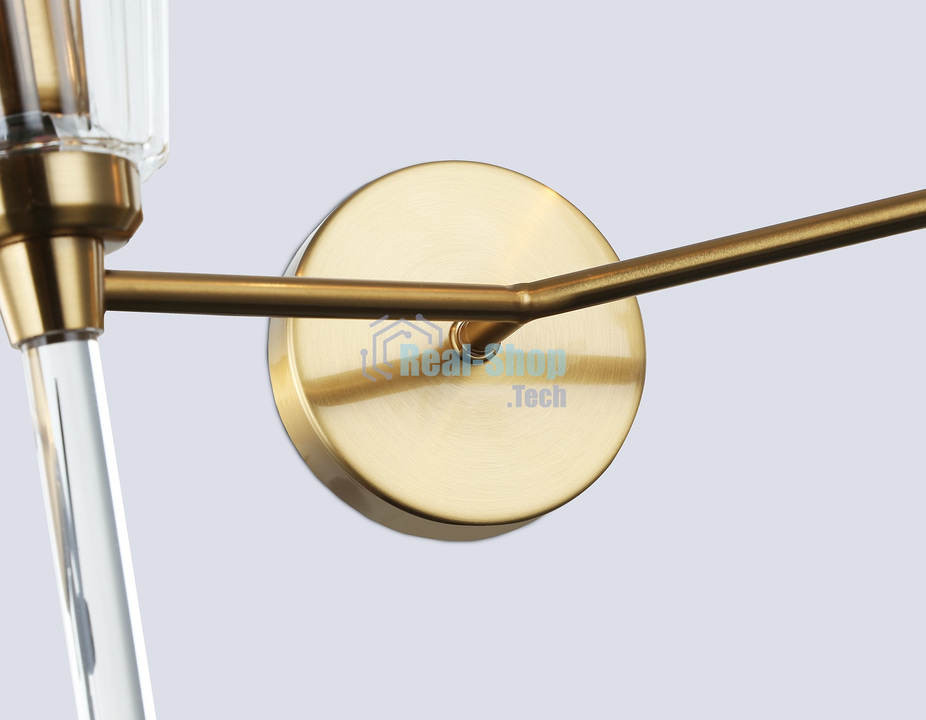 Настенный светильник Ambrella light LH55206/2 BS/CL латунь/прозрачный E14*2 max 40W 330*170*280