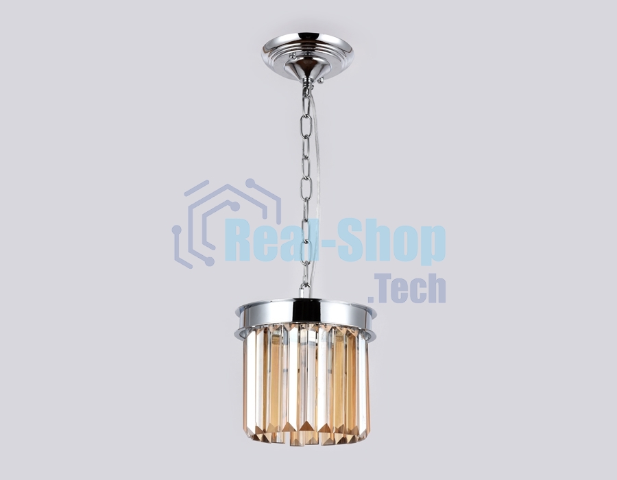 Светильник Ambrella light TR5102 CH/TI хром/янтарь E14 max 40W D200*575