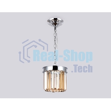 Светильник Ambrella light TR5102 CH/TI хром/янтарь E14 max 40W D200*575