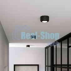 25046/LED 15W 4000K чёрный / Светильник потолочный светодиодный