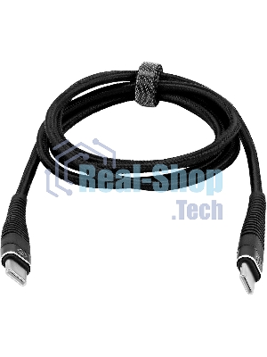 Кабель Digma DG-USBС-C-1M-100W USB Type-C (m)-USB Type-C (m) 1м черный