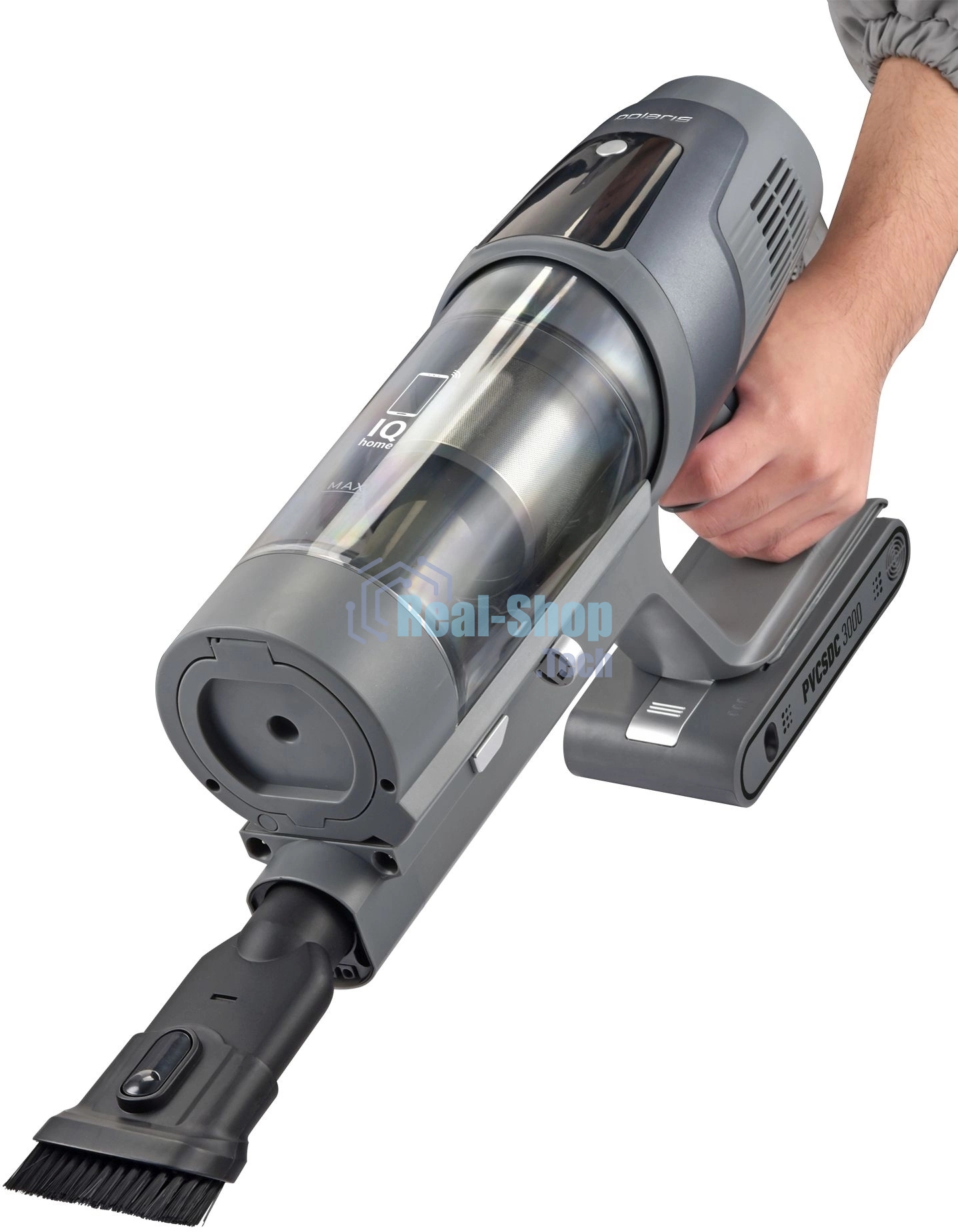 Пылесос Polaris IQ Home PVCSDC 3000 800Вт серый (в компл.:3мешка)