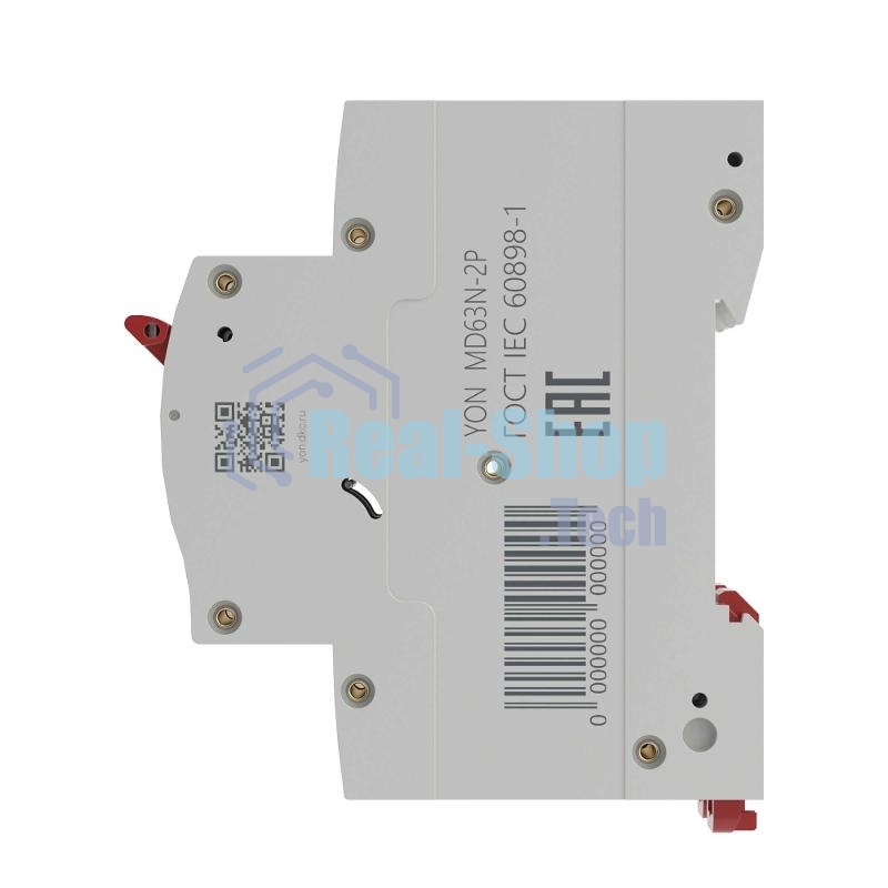 Выключатель автоматический двухполюсный DKC 50А C MD63N-2PC50 6кА