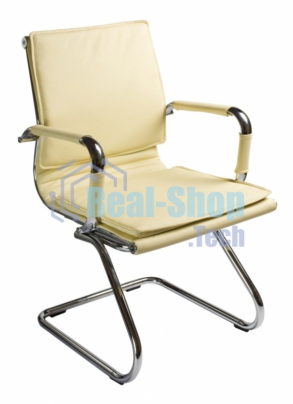 Кресло компьютерное Бюрократ CH-993-Low-V/Ivory слоновая кость, низкая спинка, искусственная кожа