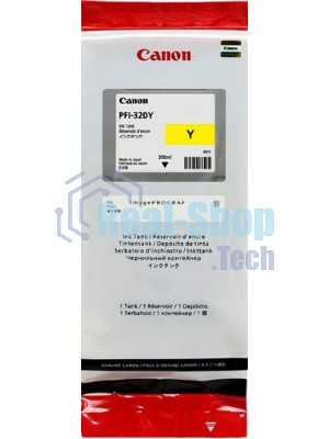 Картридж струйный Canon PFI-320 Y 2893C001 желтый (300мл) для Canon Canon imagePROGRAF TM-200/205