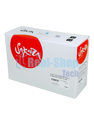 Картридж Sakura CE401A для HP Enterprise 500 Color M551n/525f/525dn/570/575f, синий, 6000 к.