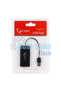 USB-концентратор USB 2.0 Gembird UHB-U2P4-03, 4 порта, блистер