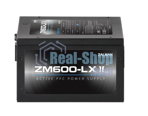 Блок питания Zalman ZM600-LXII RTL, 600Вт, 120мм, черный