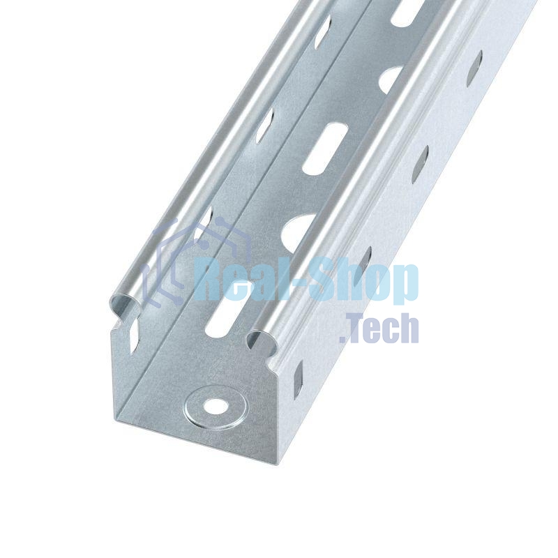 Лоток листовой перфорированный 50х50 L3000 сталь 0.6мм S3 ДКС SPL3505