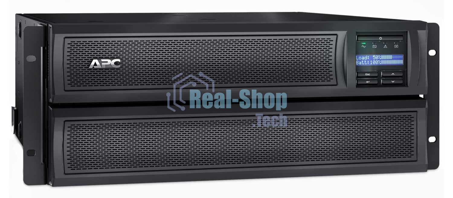 Источник бесперебойного питания APC Smart-UPS X SMX2200RMHV2U 1980Вт 2200ВА черный