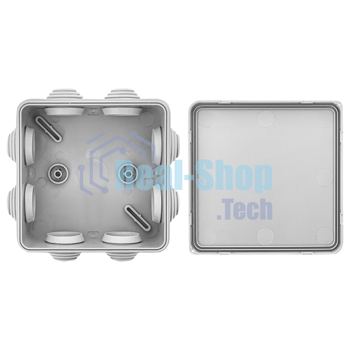 Коробка распределительная КМР-030-031 с крышкой наружная (85х85х40) 8 мембр. вводов IP55 EKF