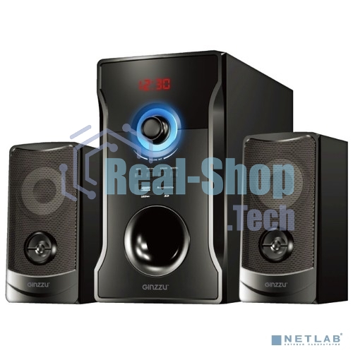 Акустическая система 2.1, 60W/BT/USB/SD/FM/ДУ Ginzzu GM-426