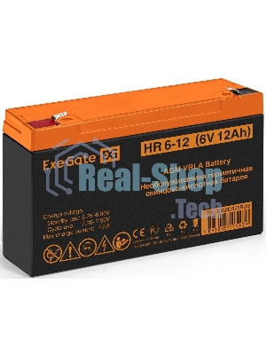 Батарея для ИБП ExeGate HR 6-12 (6V 12Ah), клеммы F1