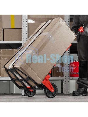 Тележка хозяйственная Matrix, складная, 2 колесная, грузоподъемность 150 кг