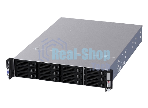 Серверный корпус Ablecom 2U CS-R29-04P E-ATX, ATX, Micro-ATX, Mini-ITX MBs; 12 x 3.5'' hs + 2 x 2.5'' hs rear; 800 Wt CRPS(1+1); no rails
