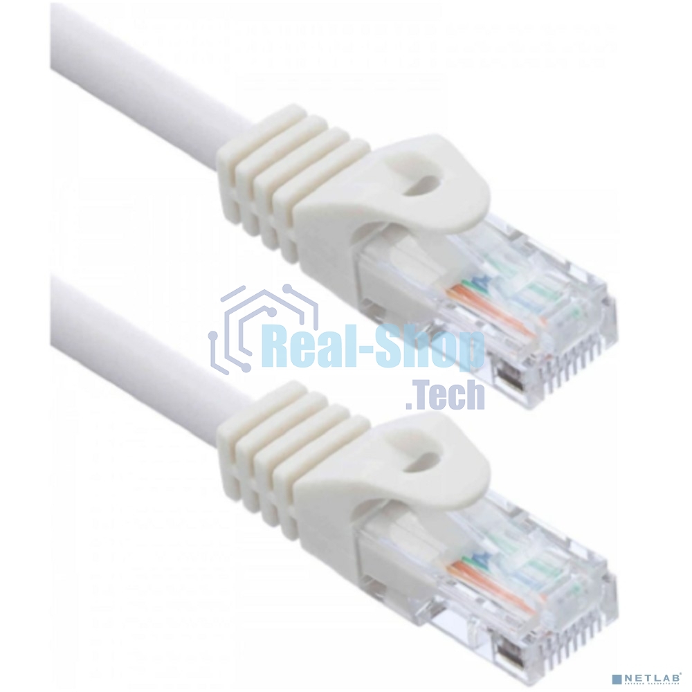 Патч-корд ACD-LPU5C-30W сat.5e UTP 24AWG 4Pair, 7/0.18мм CU белый, 3.0м