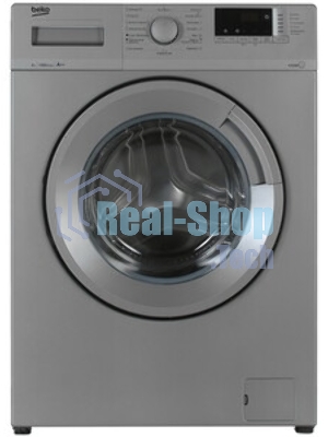 Стиральная машина Beko WSRE6512ZSS серебристый, загрузка фронтальная 6 кг, 1000 об/мин., класс: А