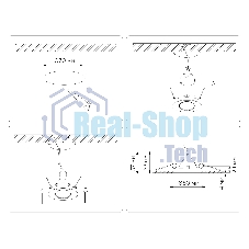 Встраиваемый точечный светильник Ambrella light TN102816 BK черный GU5.3 D80*28
