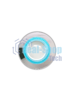 Светильник Ambrella light TN351 CH/BL хром/голубой GU5.3+3W (LED COLD) D95*45