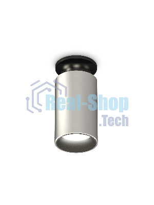 Светильник Ambrella Light XS6324101 SSL/PBK/SBK серебро песок/черный полированный/черный песок MR16 GU5.3