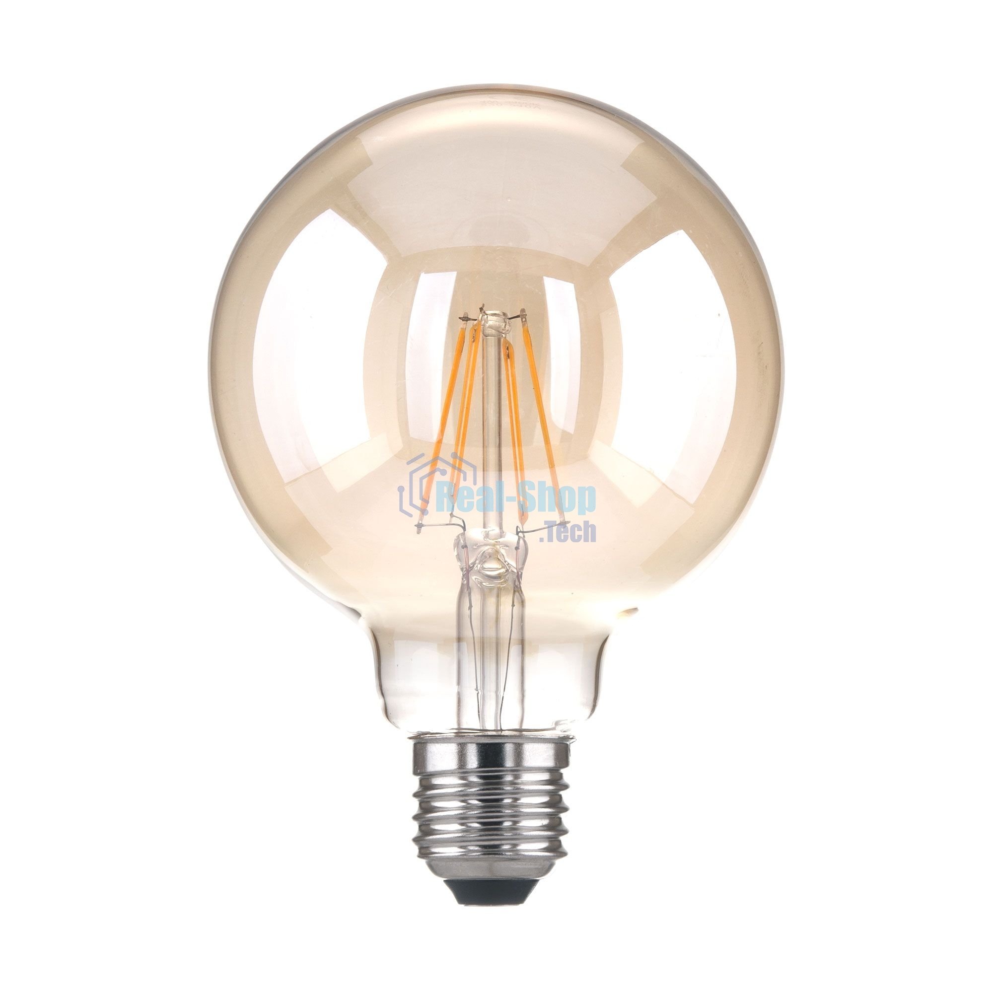 BLE2704 / Светодиодная лампа Classic F 6W 3300K E27 (G95 тонированный)