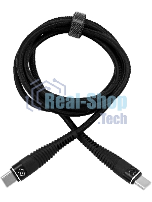 Кабель Digma DG-USBС-C-1M-100W USB Type-C (m)-USB Type-C (m) 1м черный