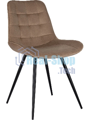 Стул для дома Бюрократ CH-K2_4 комплект 4шт св.коричневый Holland 65 металл черный на ножках (CH-K2_1/HL65_4)