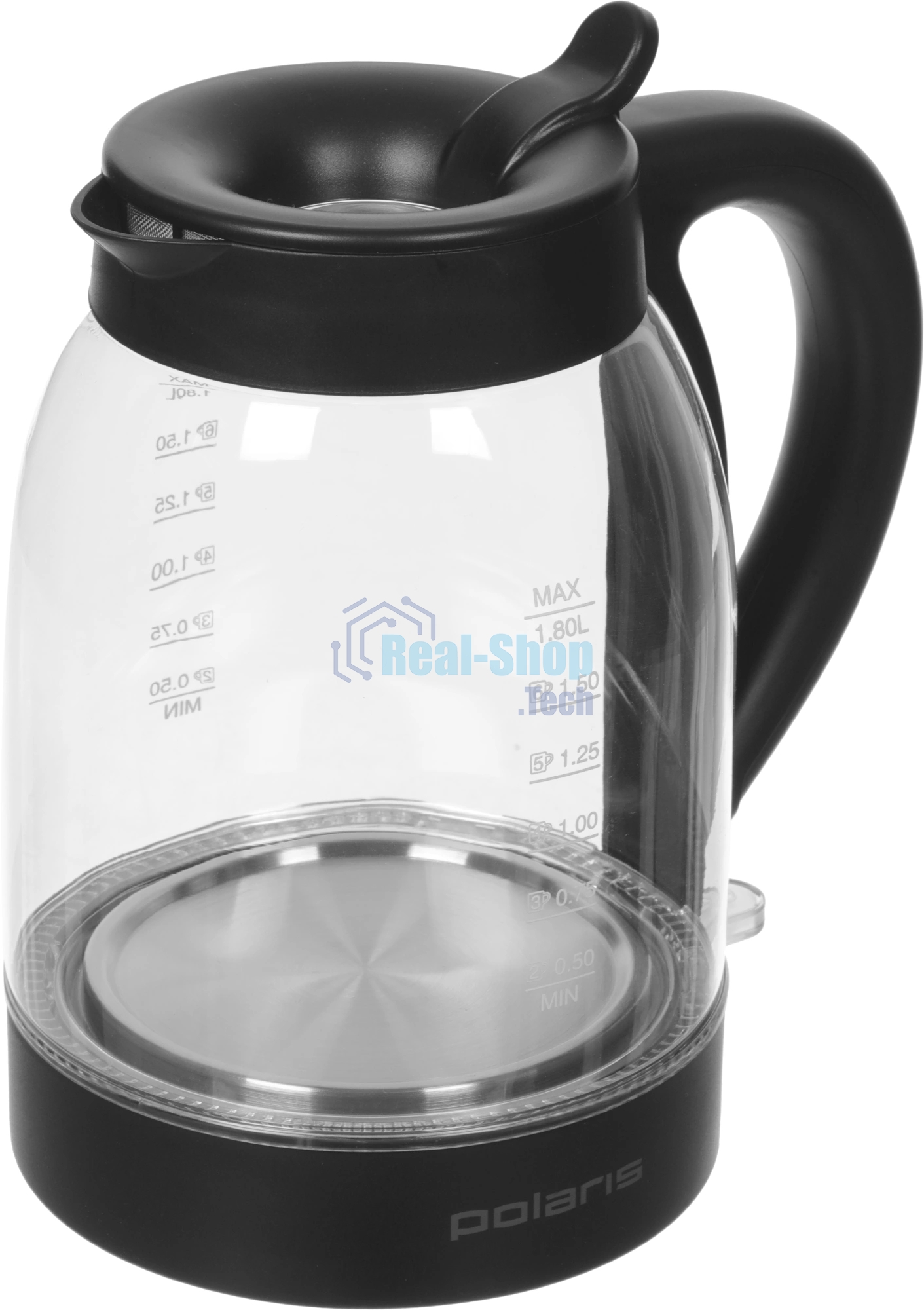 Чайник электрический Polaris PWK 1797CGL черный 1.8л. 2200Вт