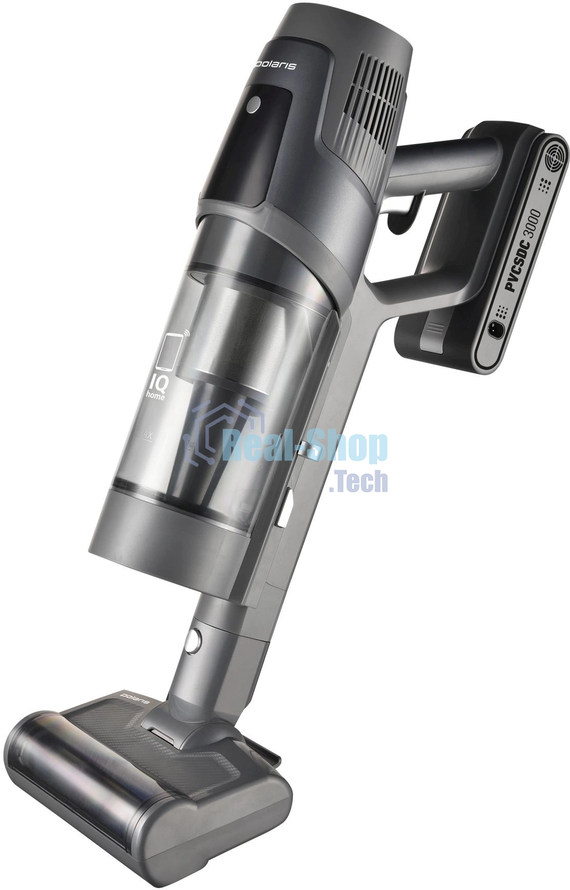 Пылесос Polaris IQ Home PVCSDC 3000 800Вт серый (в компл.:3мешка)