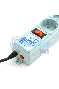 Сетевой фильтр Powercube SPG-B-10 3 м (5 розеток) серый (коробка)