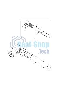 Переходник антенный гнездо F-гнездо TV угловой блист. Rexant 06-0026-A