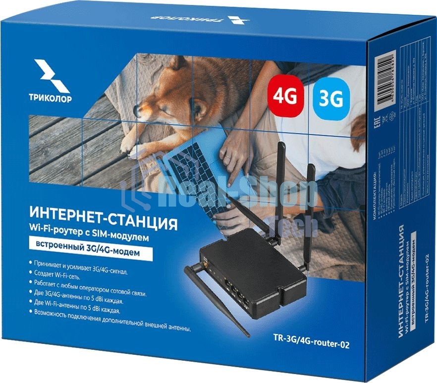 Роутер беспроводной Триколор TR-3G/4G-router-02 (046/91/00054231) 3G/4G