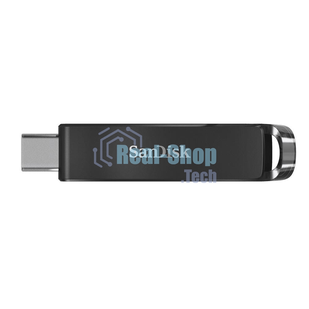 Флешка USB Sandisk CZ460 Ultra (SDCZ460-128G-G46), 128Gb, USB Type-C, R/W 150/30, черный