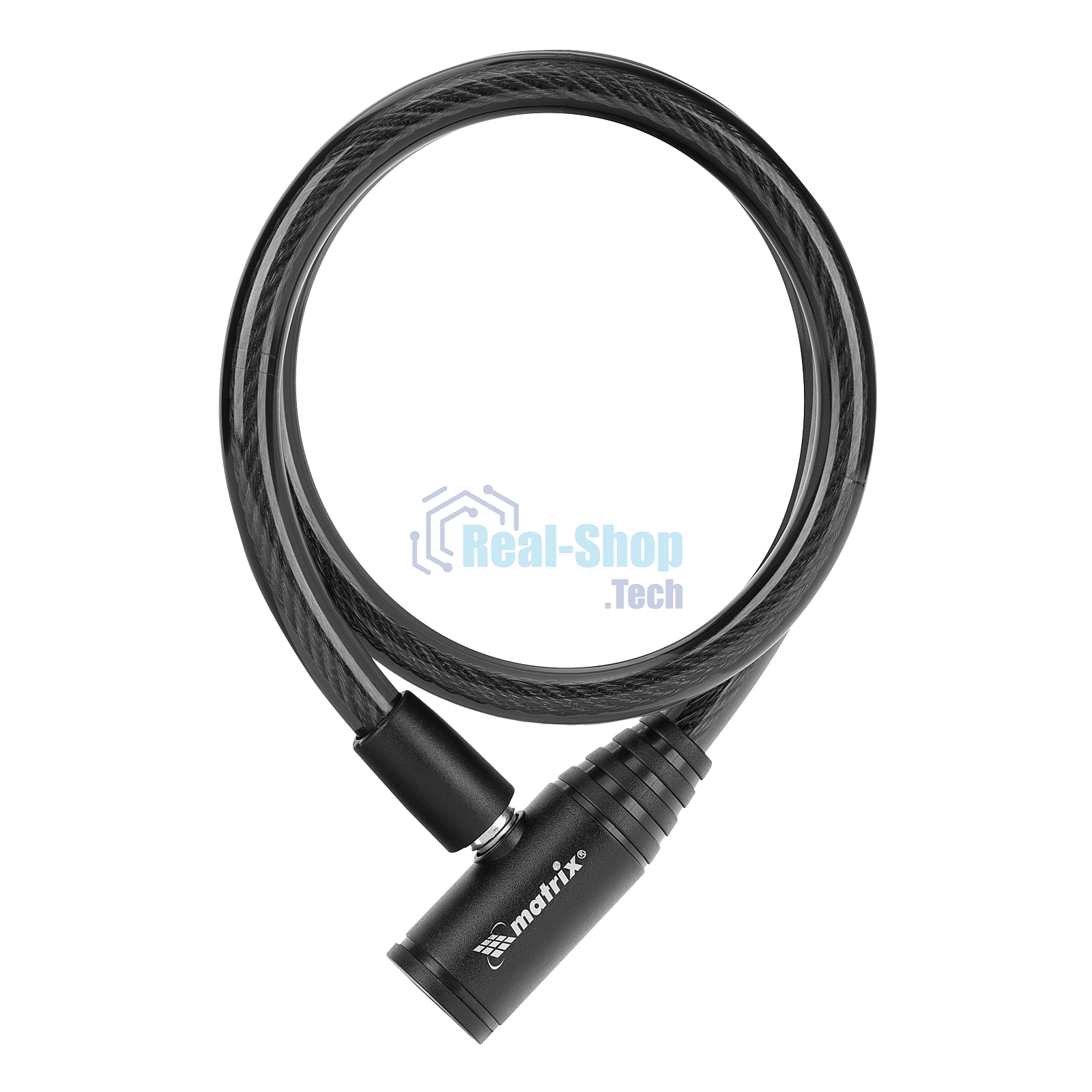 Замок тросовый универсальный Matrix, 10 х 650 мм